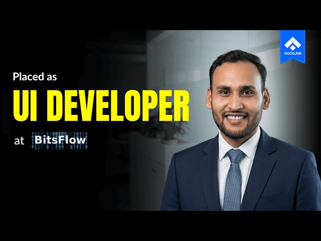 YouTube Videos Couldn't Fix His Resume, But AccioJob Did | Nitin's Placement Journey|AccioJob Review
