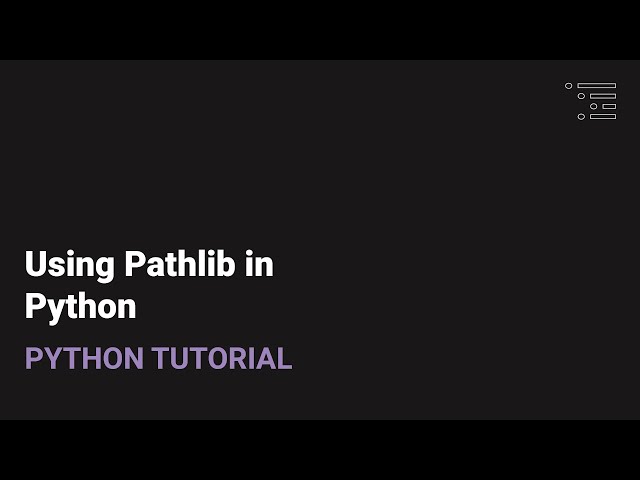 Using Pathlib in Python