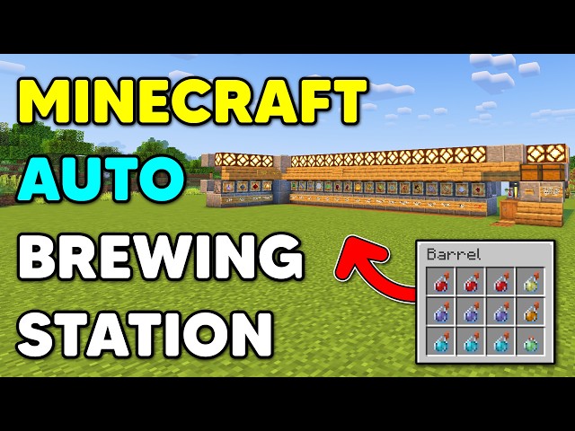 Minecraft Potion Brewing Station - Automatic, All Potions