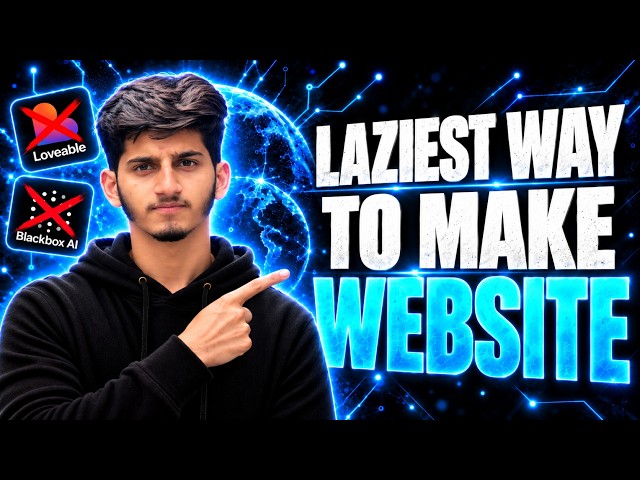 The Laziest Way to Make a Website for FREE with AI (No Coding)