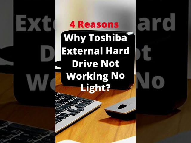 Top 4 Reasons Why Toshiba External Hard Drive Not Working No Light- #shorts