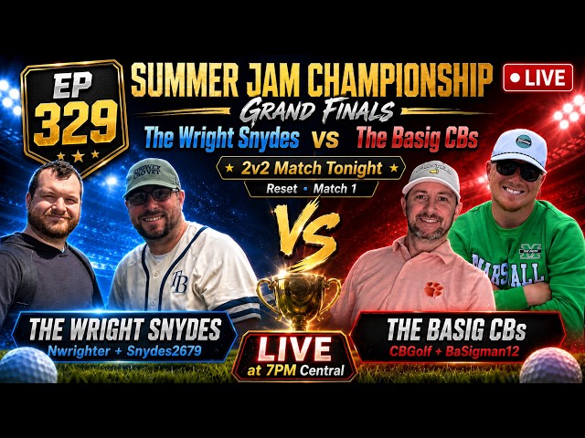 EP 335 🔴 Hosel Rocket Cup RD1  Triple Bogey & Bogeys Backyard vs Boog & Tomatt