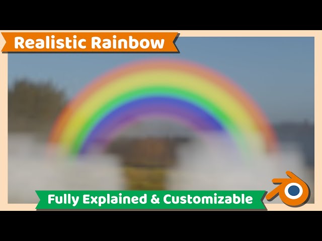 Blender Tutorial : Realistic Rainbow ( Eevee )