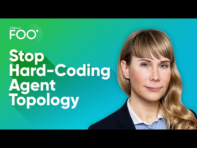 Stop Hard-Coding Agent Topology with Nicole Koenigstein