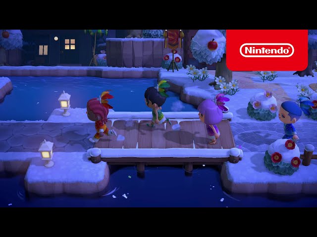 Your island in February! – Animal Crossing: New Horizons (Nintendo Switch)