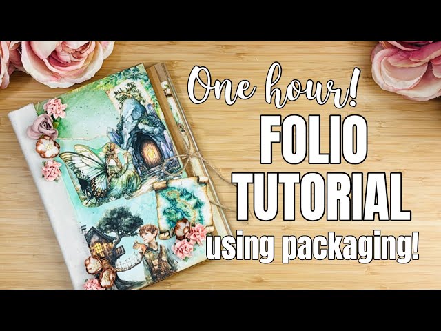 Making a mini album with packaging | One Hour Crafting ep. 39