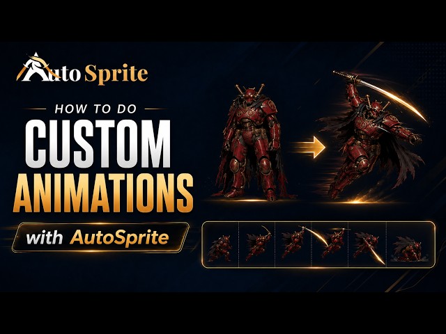 AutoSprite Tutorial 3: Custom Animations in AutoSprite