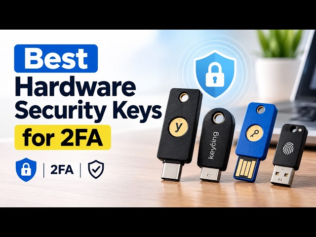 Best Hardware Security Keys for 2FA 2026 — The ONLY Way to Stop Hackers
