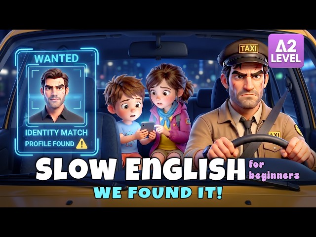 Leo, We Are in the Wrong Taxi!| Slow English Story (A2 Level)