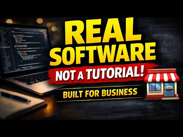 I Built Real Software for a Small Business (Not a Tutorial)