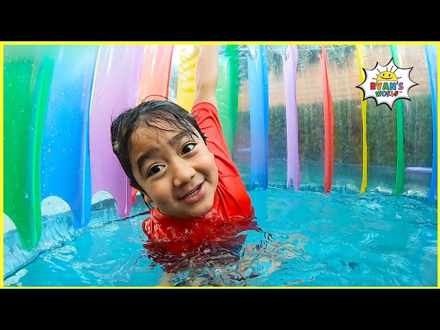 Last to Leave the Pool Wins Challenge with Ryan's World!!!