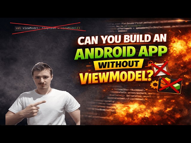 Can you build an Android app without ViewModel?