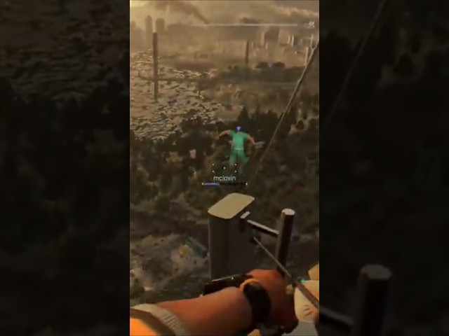 I dont think he made it 😂 #dyinglight #dyinglightgame #shorts #scary #short #fyp #gameplay #friends