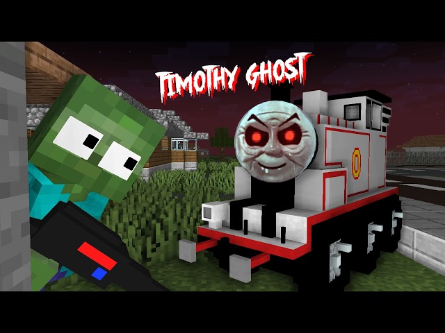 MONSTER SCHOOL HORROR: TIMOTHY GHOST VS GHOSTBUSTERS - Minecraft Animation