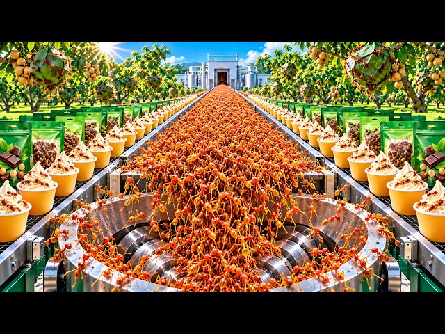 How Billions of Edible Ants Become Ice Cream, Chocolate & Crispy Snacks | Full Factory Process
