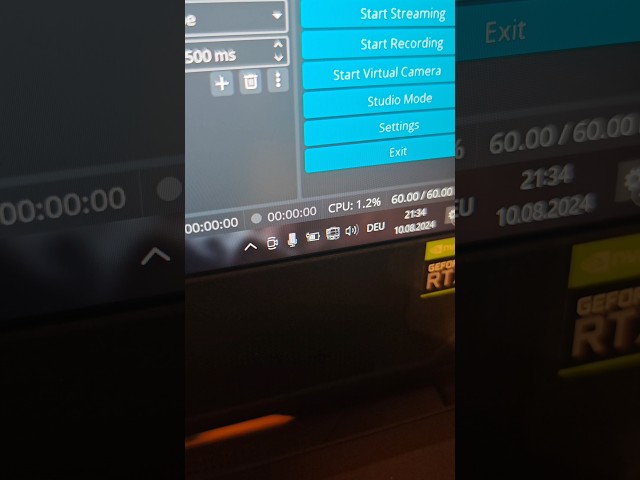 Every time I try to Stream: