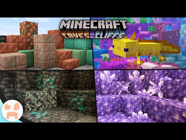 Everything in the Minecraft 1.17 Caves and Cliffs Update!