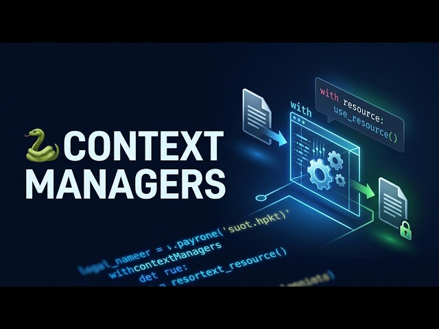 111 🐍 Python Context Managers Explained | The with Statement