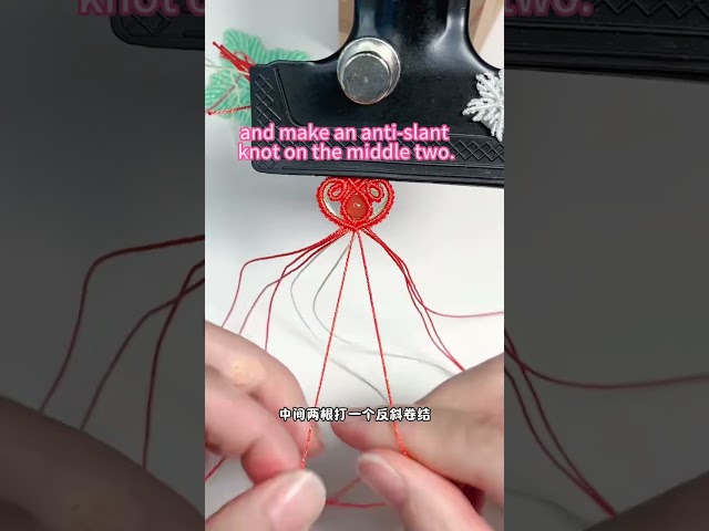 Easy Braided Bracelet Tutorial 🧶 Step by Step #shorts #braiding