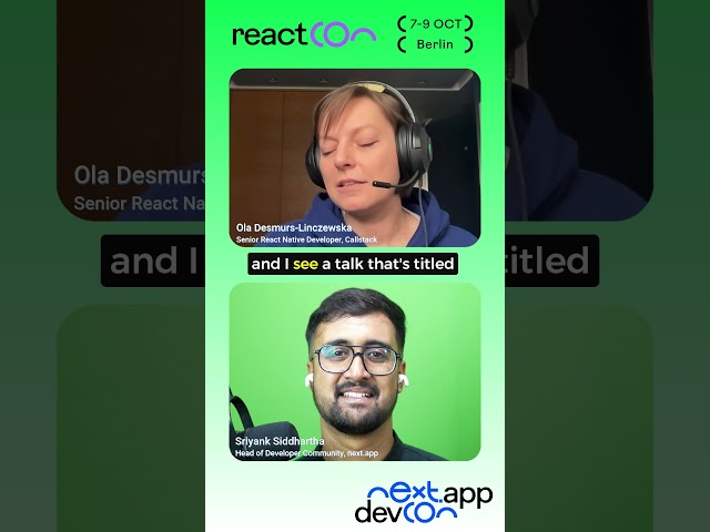 What Makes a Great reactCon CFP Submission? | Ola Desmurs-Linczewska | reactCon #shorts