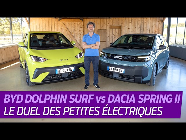 Match. La nouvelle Dacia Spring défie la BYD Dolphin Surf