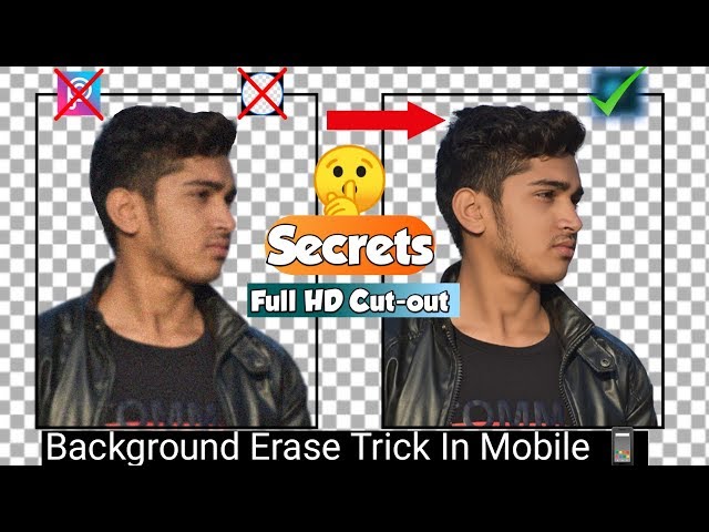 Background Erase With Full HD In Android Mobile | Best App For Background Remove Easy & Best Method