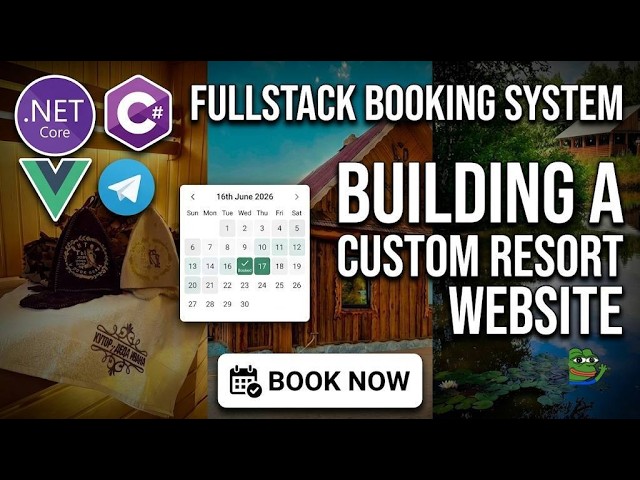 Fullstack Booking System & Telegram Bot Integration | .NET Core + Vue.js