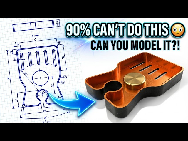 Can You Model This? Fusion 360 Challenge - Catics 3D01-01