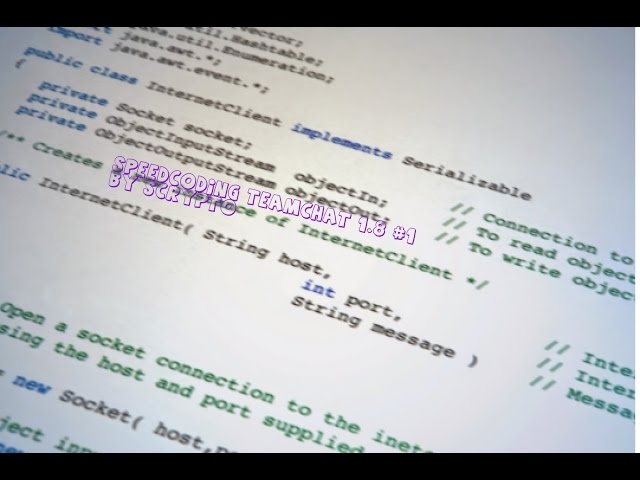 SpeedCoding #1 by Scrypto