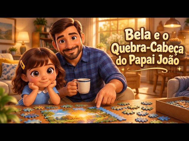 Bela e o Quebra-Cabeça do Papai João | História Infantil para Dormir