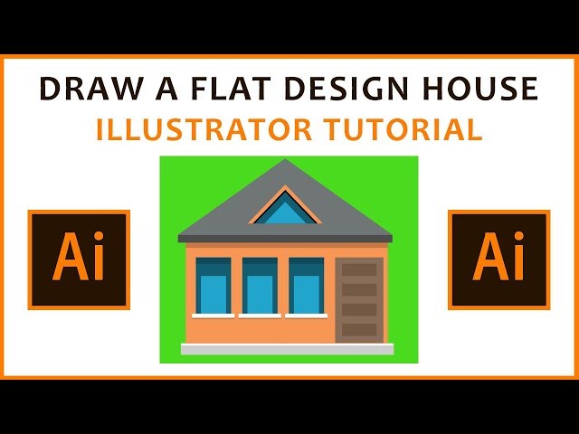 Adobe Illustrator Tutorial - Flat Design House