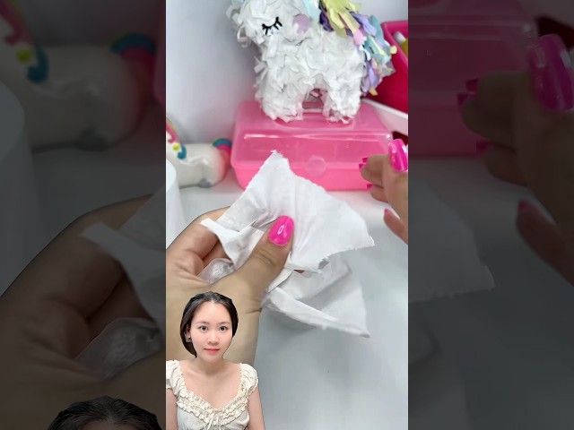 Making Toilet Paper Slime 🧻