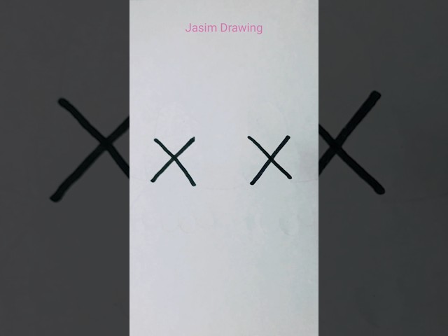 Magical Drawing from XX letter #drawing #jasimdrawing #art