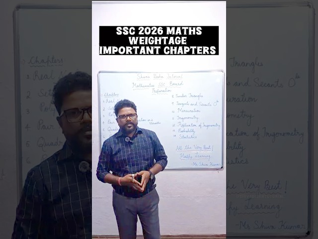 Class 10th SSC 2026 Maths🤯#maths  #studymotivation  #study  #funlearning #2026sscmaths