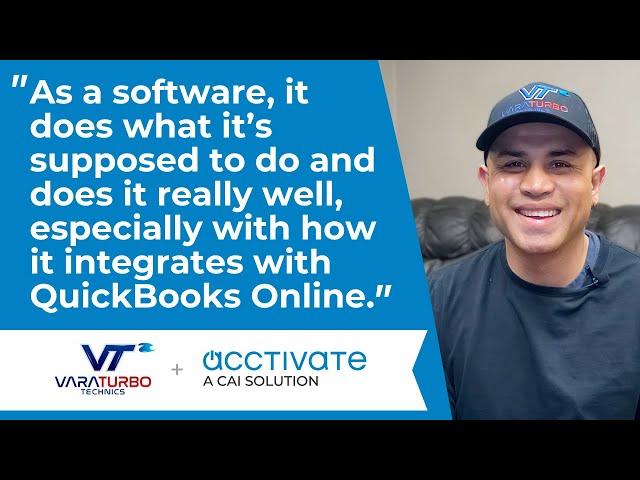 Vara Turbo Technics + Acctivate  Inventory Software for QuickBooks Online