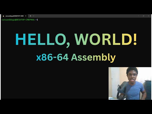 Assembly Hello World | NASM x86-64 Assembly Programming