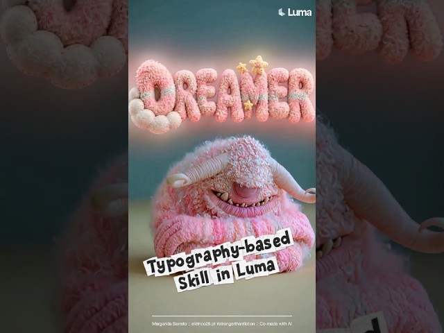 Luma Skill - Typographic Campaign Distorter.
