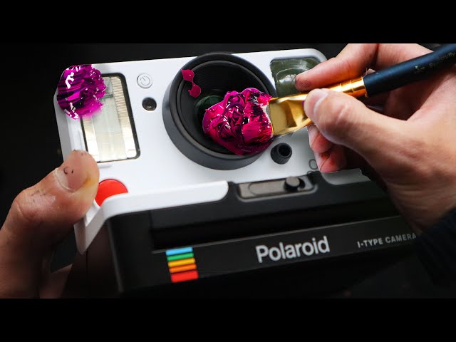 My First Custom Polaroid Camera!! (GIVEAWAY)