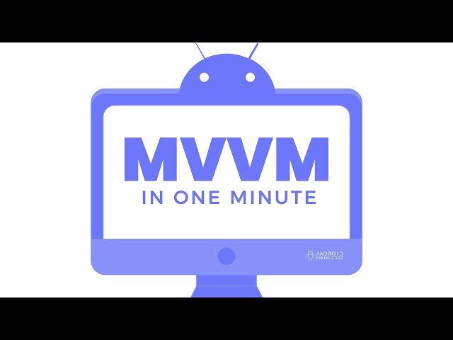 What is MVVM Architecture in Android? | 1 Minute Explanation
