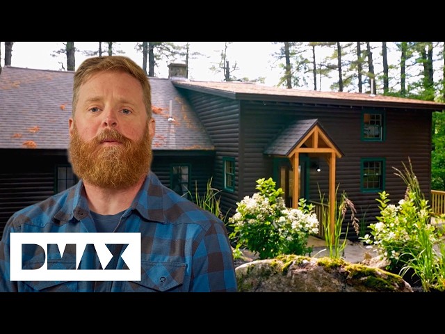 Custom Lakeside Cabin Extension Features Extra-High Kitchen Counters | Maine Cabin Masters
