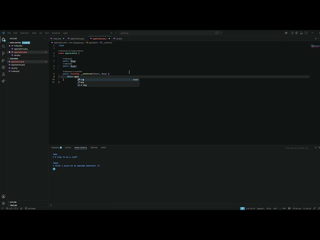 Building a simple application system using OOP PHP | Speed Coding