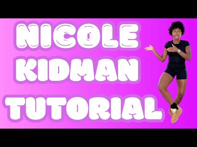 Nicole Kidman (MIRRORED DANCE TUTORIAL) *beginner friendly
