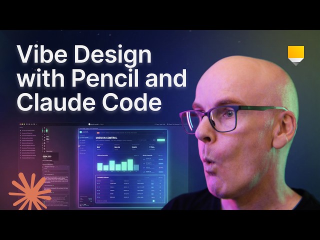 Pencil: 01 Vibe Design with Pencil and Claude Code