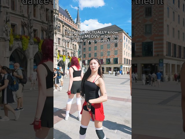 They have SOO much energy #meovv #hitem #dance #kpop #public