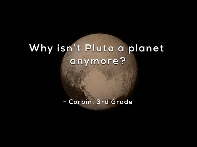 Why isnt Pluto a planet anymore?