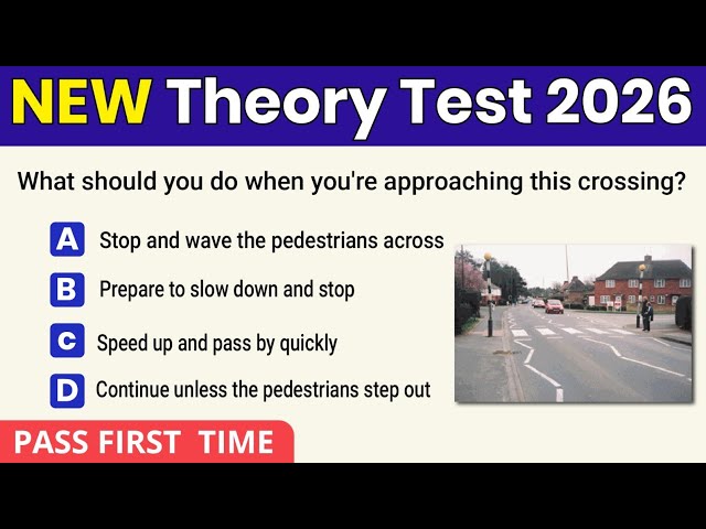 Theory Test 2026 UK Revision | NEW Asked Theory Question | Pass First Time