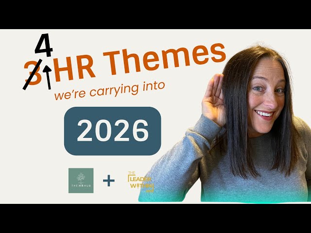 HR Trends - 4 Themes for 2026