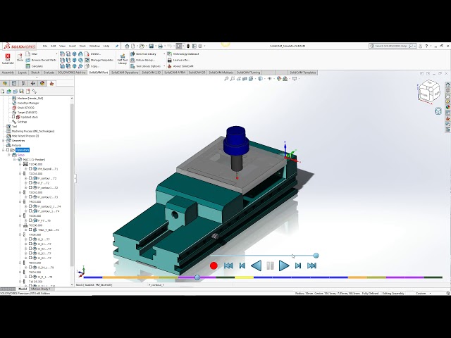 SolidCAM 2019: Simulator Controls