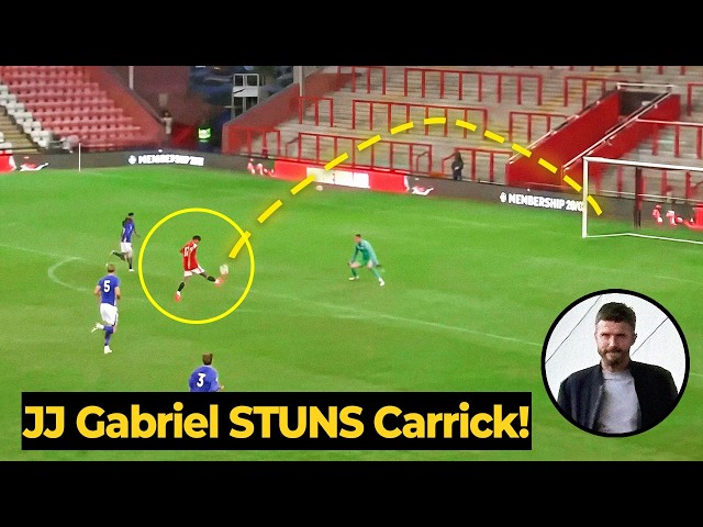 JJ Gabriel SHOCKS Carrick on U21 Debut with Stunning Goal & Assist Last Night! 🔥