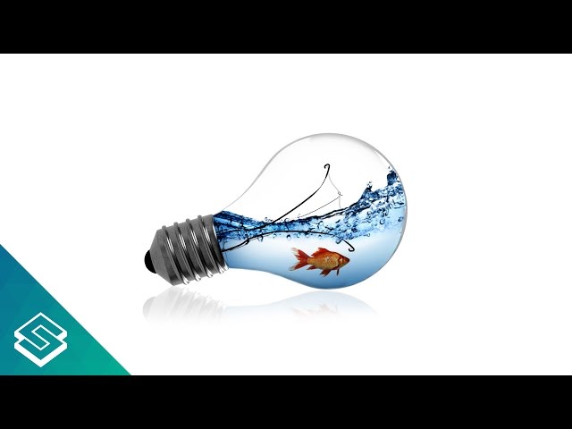 GIMP for Beginners: Light Bulb Fish Bowl Tutorial